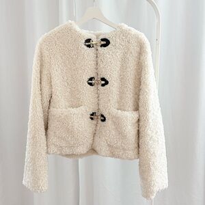 Zara Cream fur Jacket